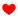Icono corazón rojo - Favorito